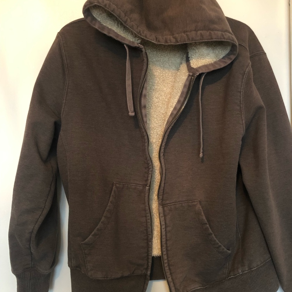 fleece sweatshirt